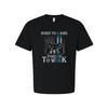 Born To Game Forced To Work Unisex Grafik T-Shirt mit Controller und Amerikaner