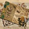 Retro Butterfly Animal Pattern Paper Stickers - 10 Sheets for Journal and Collage DIY Decoration