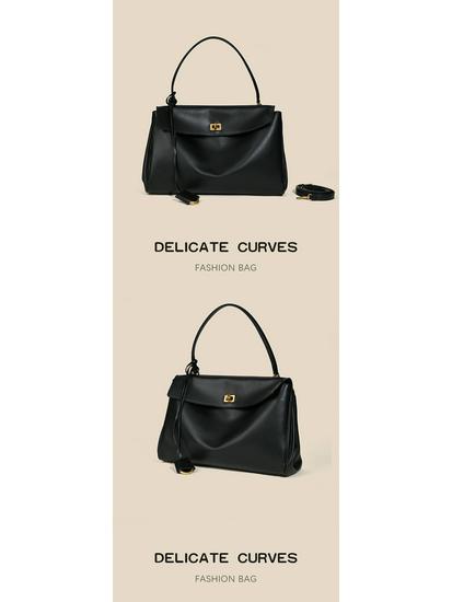 Genuine Leather Women's Large Capacity Rodeo Tote: Cross-border Hot-Selling Cowhide Shoulder Bag for Commute