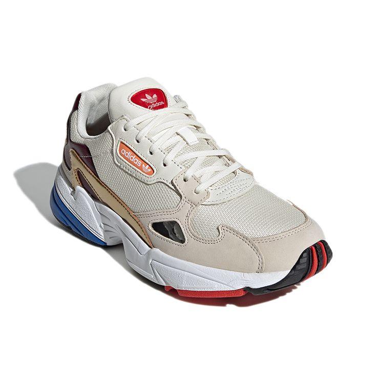 Adidas Originals Falcon Kožené Pohodlné Všestranné Protiskluzové Nízké Pánské Boty Dámské Tenisky Světle Béžové G54688