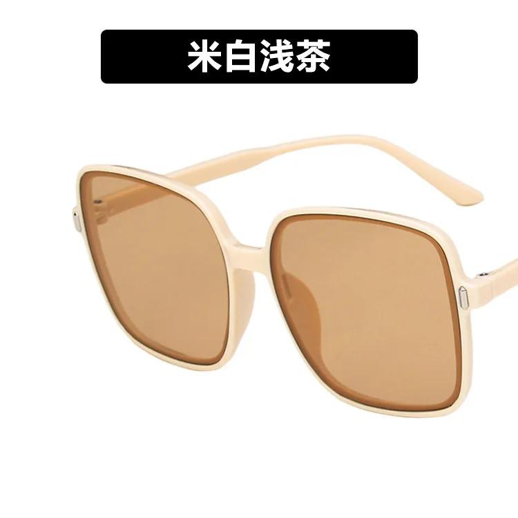 New Vintage Square Women's Sunglasses Luxury Designer Sun Glasses Classic Eyeglasses Lady UV400 Big Frame Mirror Lentes De Sol