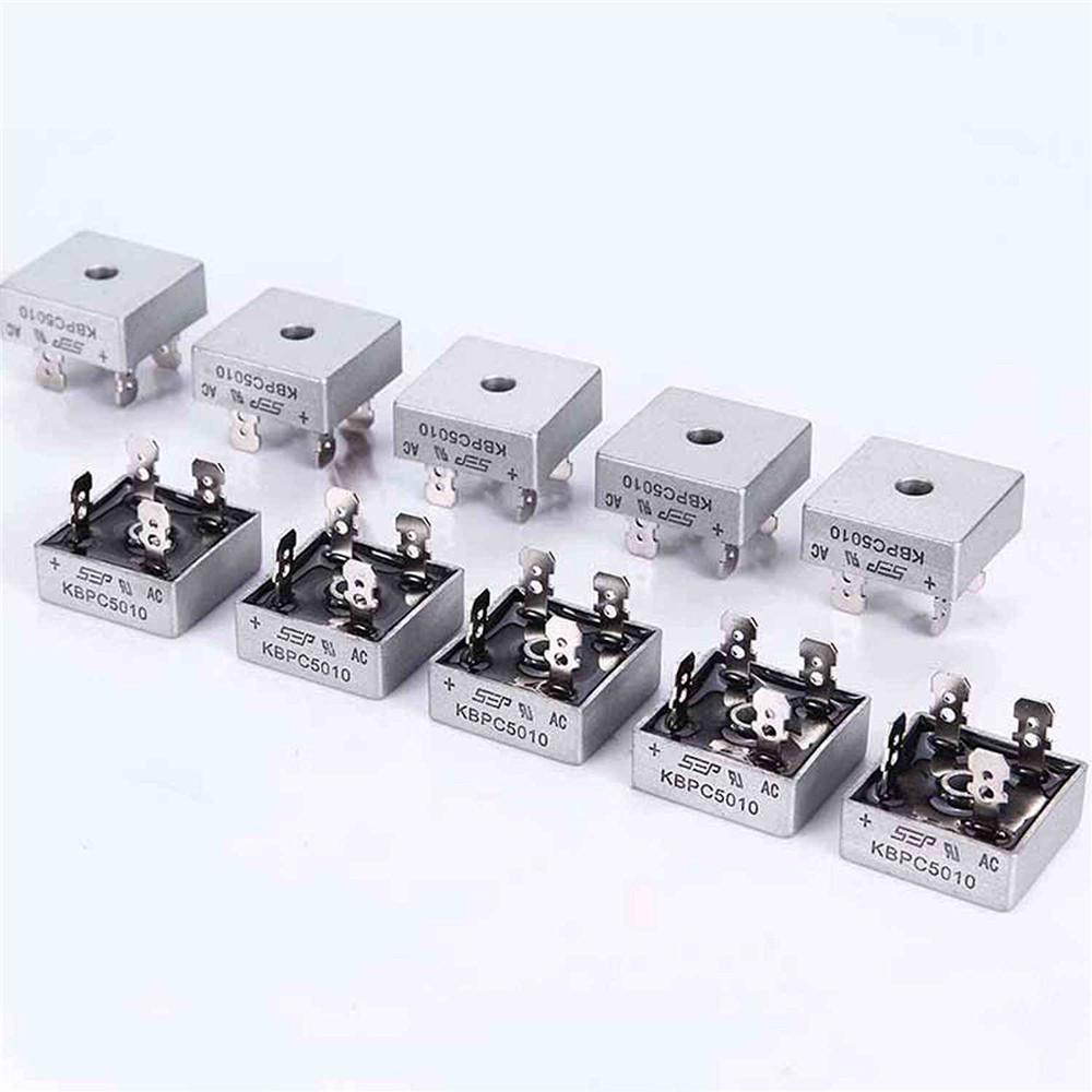 1pcs KBPC5010 Single-phases Diode Bridge Rectifier 50A 1000V KBPC 5010 Power Rectifier Diode Electronic Components