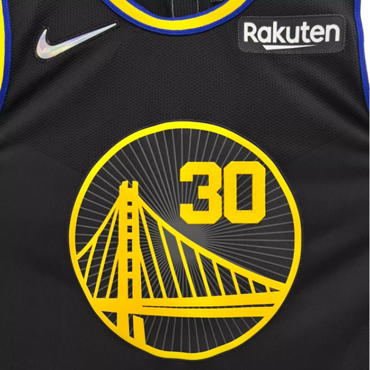 Nike X NBA Collaboration Golden State Warriors Fashion Comfortable Sleeveless Basketball Jersey Men Jersey Black DB3671-010