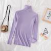 Women Fall Turtleneck Sweater Knitted Soft Pullovers  Basic Soft Sweaters