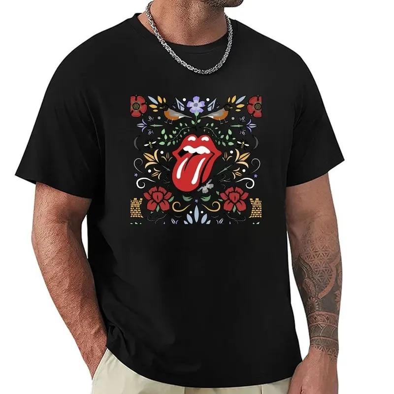 2023 Summer Unisex's Street T-shirt The Rolling Stones T-shirt Personalized Vintage Streetwear T-shirt for Unisex and Women Harajuku Unisex T-shirt