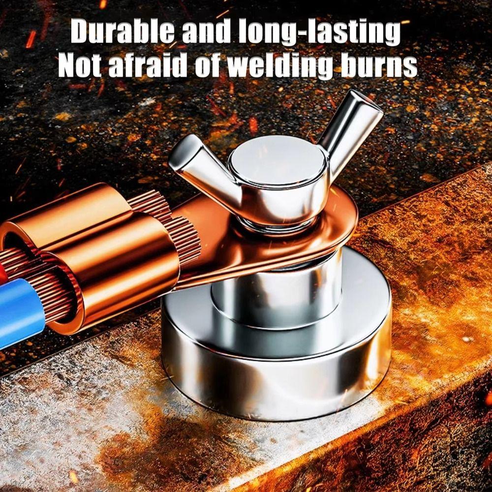 Safety Magnet Welded Grounding Device Single Head Welding Support  Welding Support