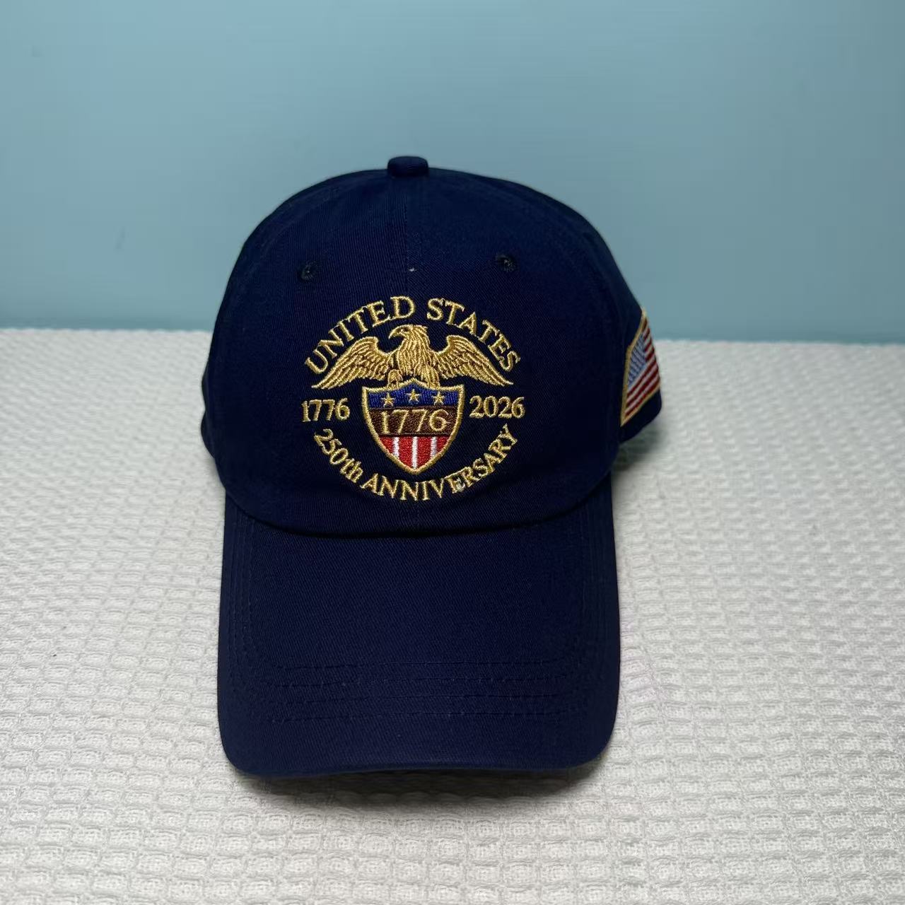 

250th Anniversary of the United States Embroidery Hats Outdoor Personality Leisure Men Women Visor Cap 2026 New Baseball Cap Adjustable& 8Y темно-синього кольору