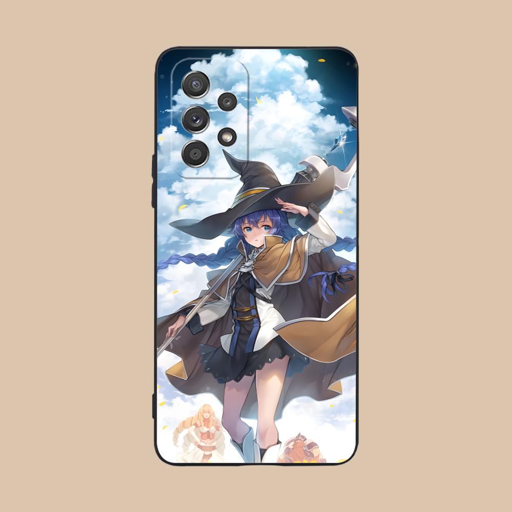 Mushoku Tensei Roxy Mobile Phone Case for Samsung Galaxy M55 54 42 35 34 33 32 23 22 15 14 13 12 F55 5G Colorful Cover Luxury