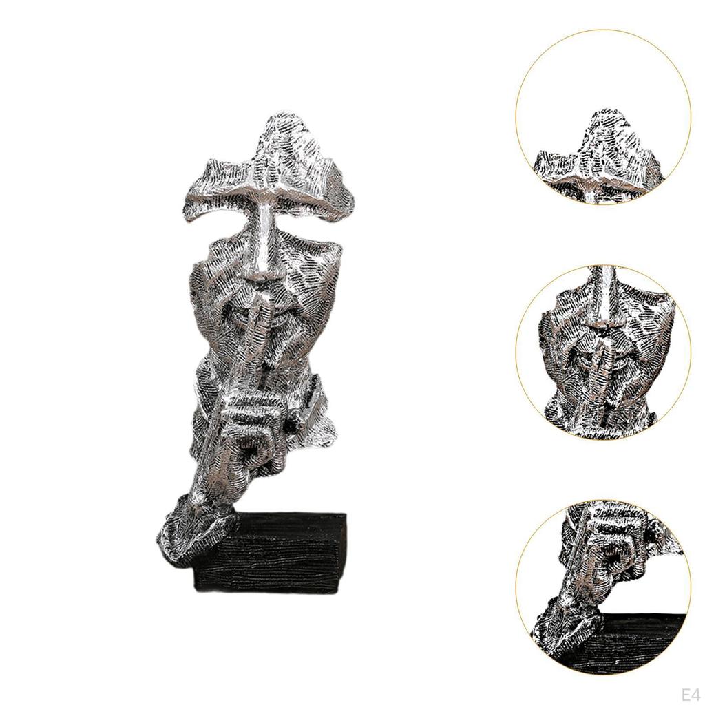 Face Decorative Figurine Abstract Figure Sculpture Art Crafts Tabletop Ornament Modern Statue for