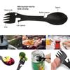 Camping Fork Spoon Multi Function Spoon 5 In 1 Integrated Fork Spoon Outdoor Fork Spoon Picnic Cutting Knife Bottle Can Opener