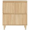 Vidaxl Chest of Drawers, Sonoma Oak, 60X35X70 Cm, Wood-Based Material