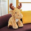 Cute Elk Plush Toys Children's Comfort Doll Claw Machine Zoo Souvenir Sika Deer