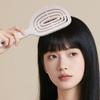 Tall Capacity Lift Massage Pillow Brush Identity Cleaning Feature Ergonomic ABS Detangler For Thick Otherwise Fine Hair Styling Essential
