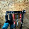 Wall Mount Tool Storage Bracket 3 In 1 For Sockets Pneumatic Tools Torque Wrenches Workshop Hardware Organizer Rack Storage