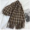 Women Imitation Cashmere Plaid Scarf Women's Autumn and Winter Fashion Shawl Winter Thickened Cold-proof and Warm Scarf