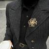 Broșă Elegantă cu Floare Scobită pentru Femei - Accesoriu de Lux Discret pentru Purtare Zilnică & Banchete