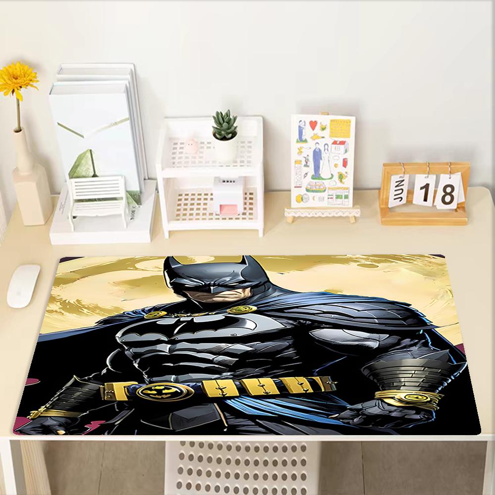 Batman Theme Mouse Pad, Non Slip Rubber Base, Multifunctional Office & Home Decor, Perfect for Workspace Personalization.