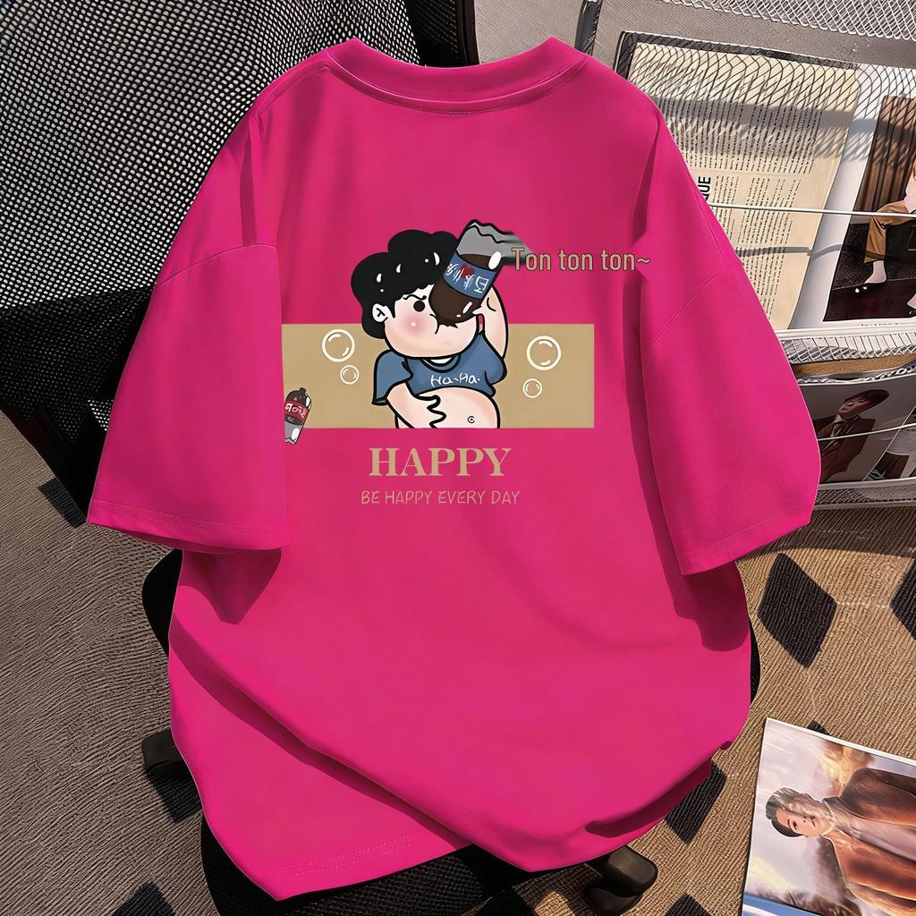 Chic Loose Fit Cotton T-shirt - Women's High-End Summer 2026 Design