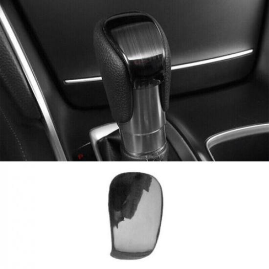 Black Titanium Center Console Gear Shift Knob Trim For Honda Accord 2018-