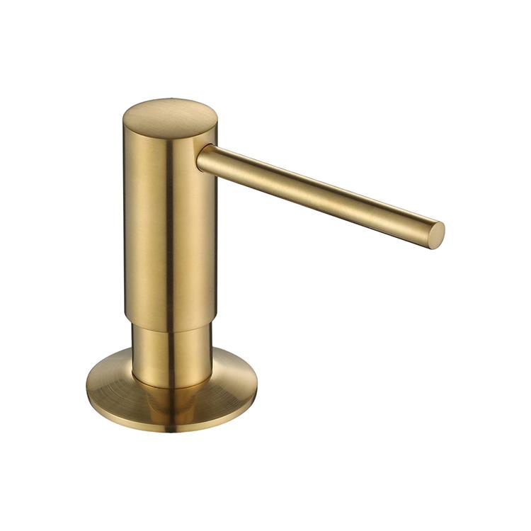 Kaiping Manufacturer Brass Press-type Sink Soap Dispenser Kitchen Soap Dispenser with a 500ml Capacity