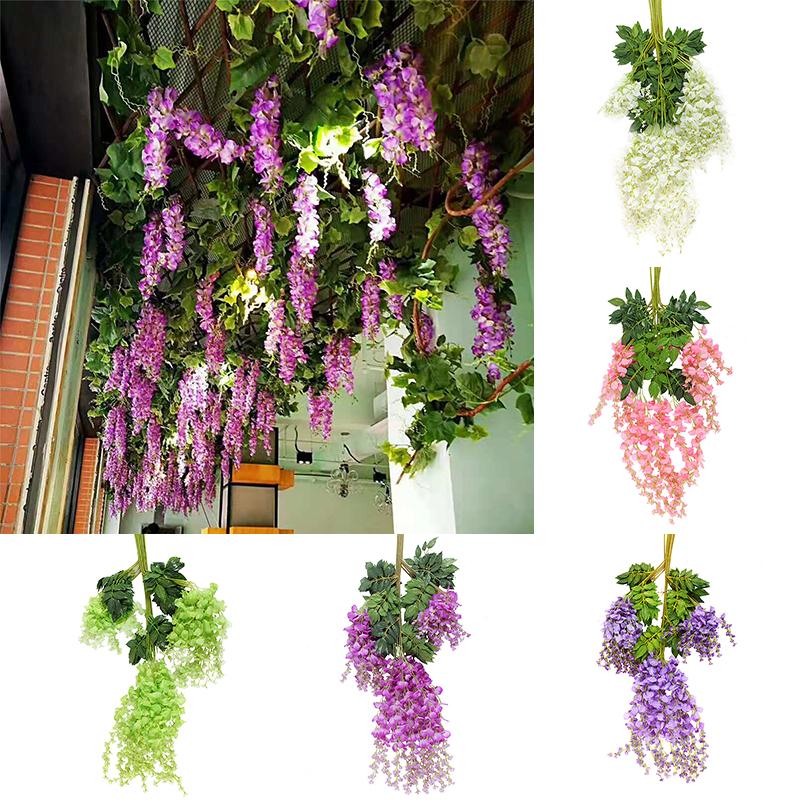 12pcs Home Garden Decoration Artificial Flower Diy Wisteria Wall Decor 110cm Hanging Plant At Affordable S Free Shipping Real Reviews With Photos Joom - Wisteria Home Decor 12pcs Home Garden Decoration Artificial Flower Diy Wisteria Wall Decor 110cm Hanging Plant At Affordable S Free Shipping Real Reviews With Photos Joom - Wisteria Home Decor