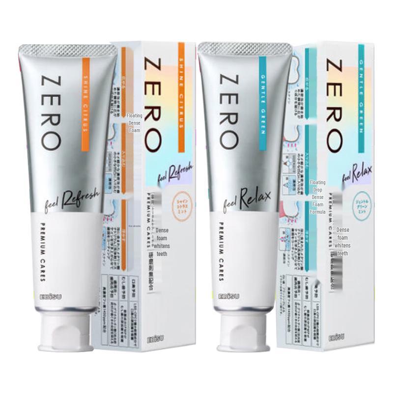 EBISU ZERO Whitening Toothpaste - Citrus Lemon Cucumber (2-Pack)