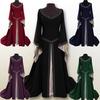 Womens Medieval Renaissance Vintage Gown Dress Halloween Party Cosplay Costume