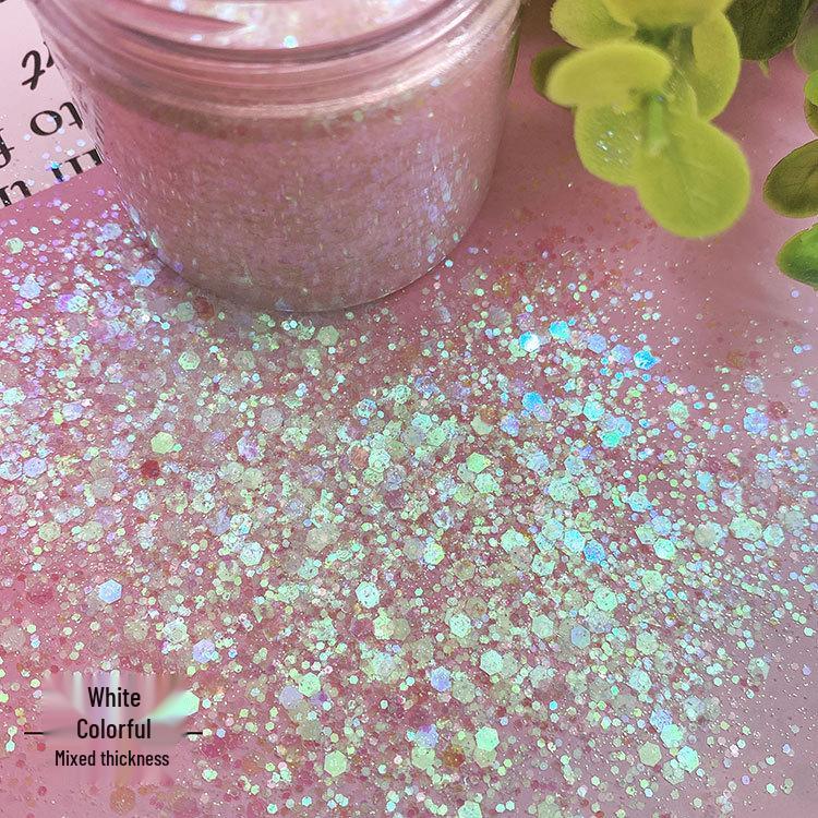 80ml Large Bottle Gold Glitter Sequin Powder for DIY Makeup, Painting, and Crafts