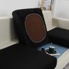 Schwarze Sofa-Sitzkissenbezüge für Möbel, elastische Schutzbezüge, Haustiere, Kinder, waschbar, abnehmbarer Kissenbezug für Wohnzimmersofas
