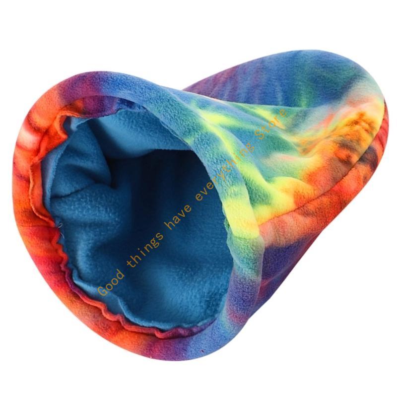 Rainbow Sleep Cage Nest for Guinea Pigs Chinchillas Sleep Cage Small Animals Rainbow Warm Bed House Nest Accessories 55KF