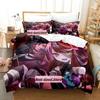 Kureiji Ollie Bedding Set Single Twin Printed Bed Set With Pillowcase Bed Duvet Cover Soft Single Double Queen Super King Size