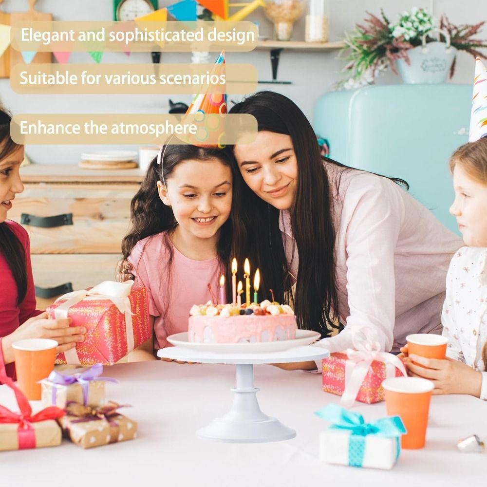 3 Stück Sockelbasis Kuchen Präsentationsständer Metall Gebäck Präsentationsständer Dessertständer Jubiläen