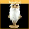 Holiday Santa Costume Accessory White Faux Beard Eyebrows Christmas Party Wear