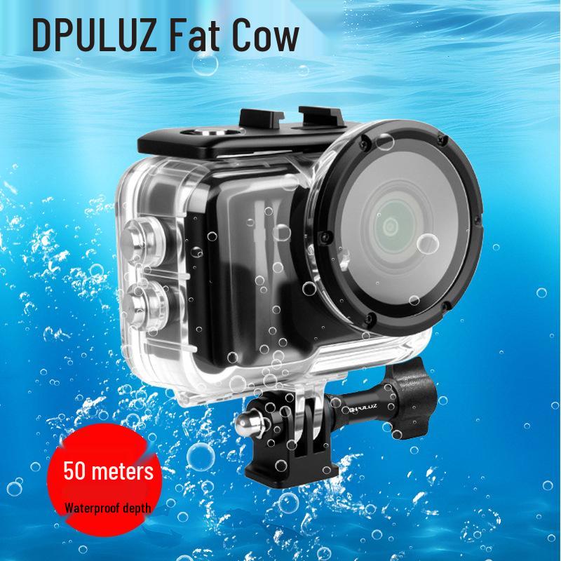 

PULUZ Waterproof Diving Case for Insta360 GO Ultra Sports Camera прозрачный