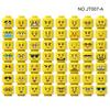 56pcs/Lot DIY Figures Head Building Blocks Accessories Laugh Cry Charming Angry Facial Expression Mini Bricks Toys Model Kids Gifts