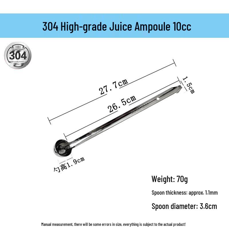 Stainless Steel Long-Handle Measuring Ladle