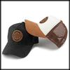 Casual Mesh Cap Hat Logo Design Stylish Sports CZA328 [White Fang] Men's Women's (Khaki)