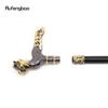 Gold Black Bird Walking Cane Fashion Decorative Walking Stick Gentleman Elegant Cosplay Cane Knob Crosier 93cm