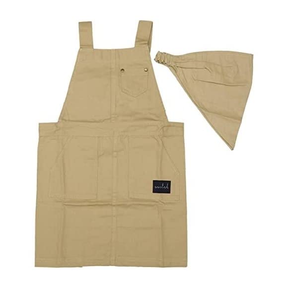 

Детский фартук с треугольным платком и ящиком для инструментов Детский фартук M (бежевый) бежевый