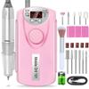 Portable Rechargeable Nail Drill Set - Professional Electric Nail Remover Tool