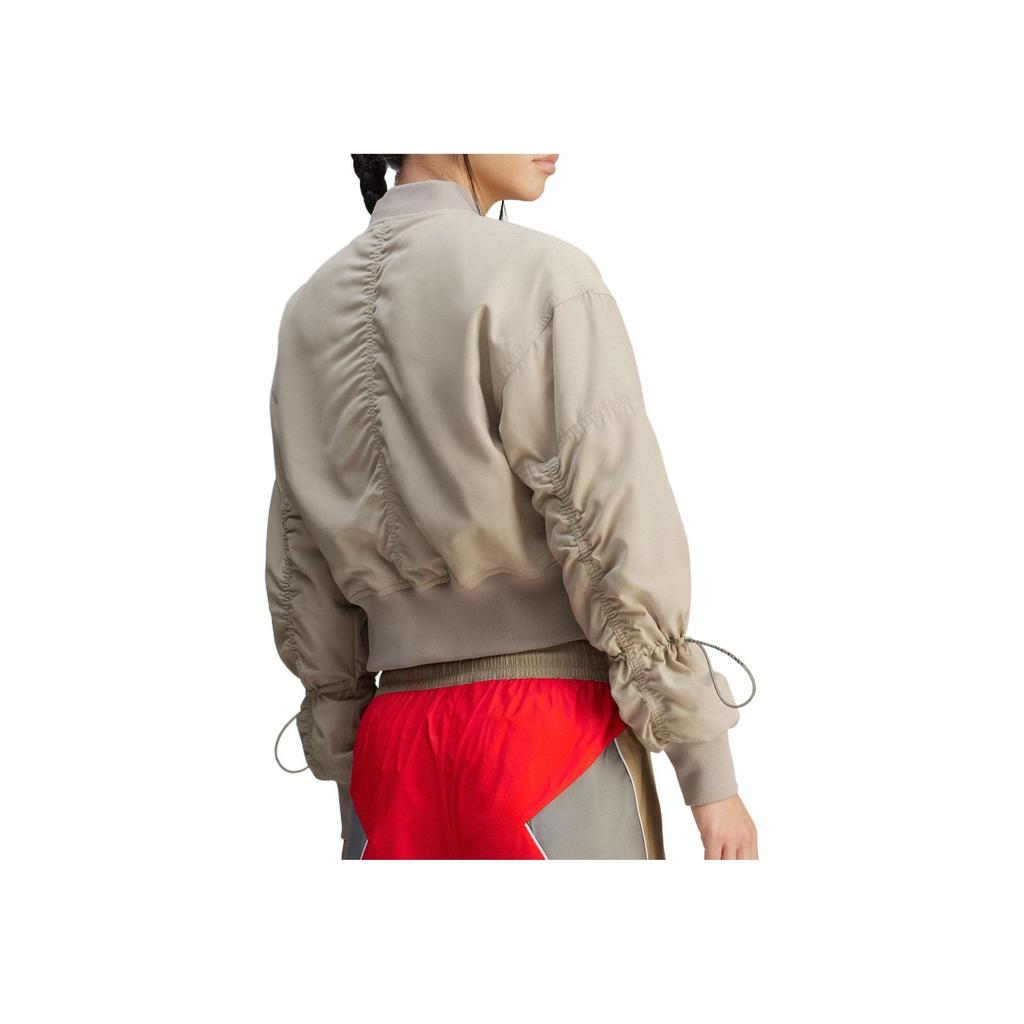 Adidas Asmc Sw Bom Cro Early Spring Series Warm Comfortable Breathable Soft Cotton Jacket Women Jacket Desert-Yellow JF6029