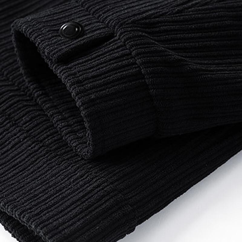 ROMON Men's Spring/Autumn Business Casual Corduroy Lapel Jacket