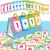 88PCS Math Learning Desktop Cards for Early Childhood Mathematics Calculation Parent Child Interaction Cards Educational Toys