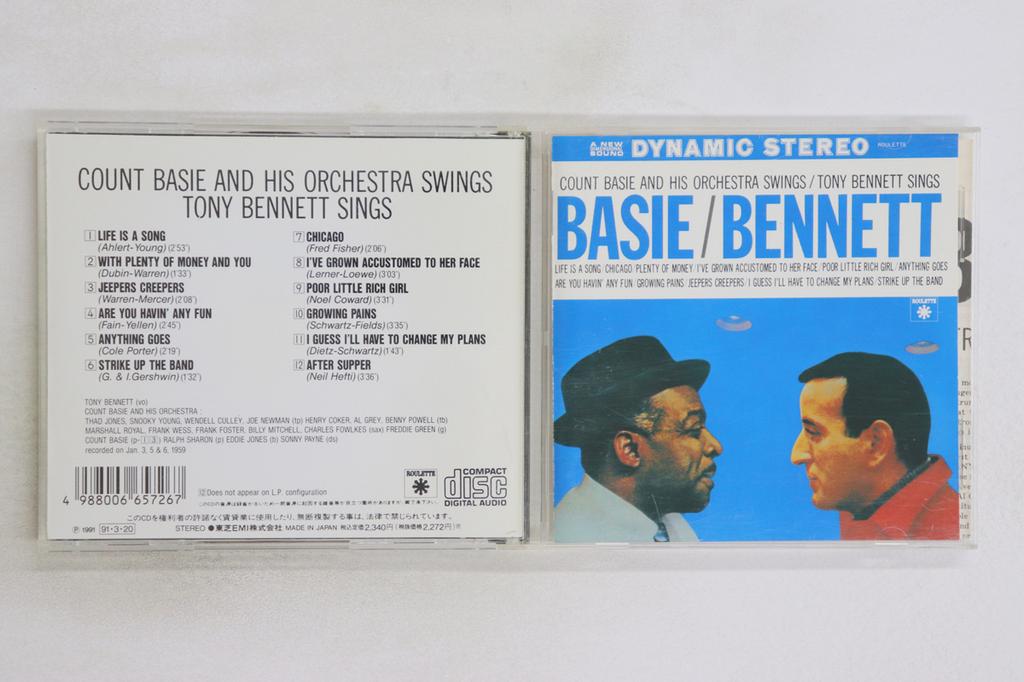 CD TONY BENNETT - Count Basie And His Orchestra Swing TOCJ5378 ROULETTE 1991 Japan Jazz Gebraucht