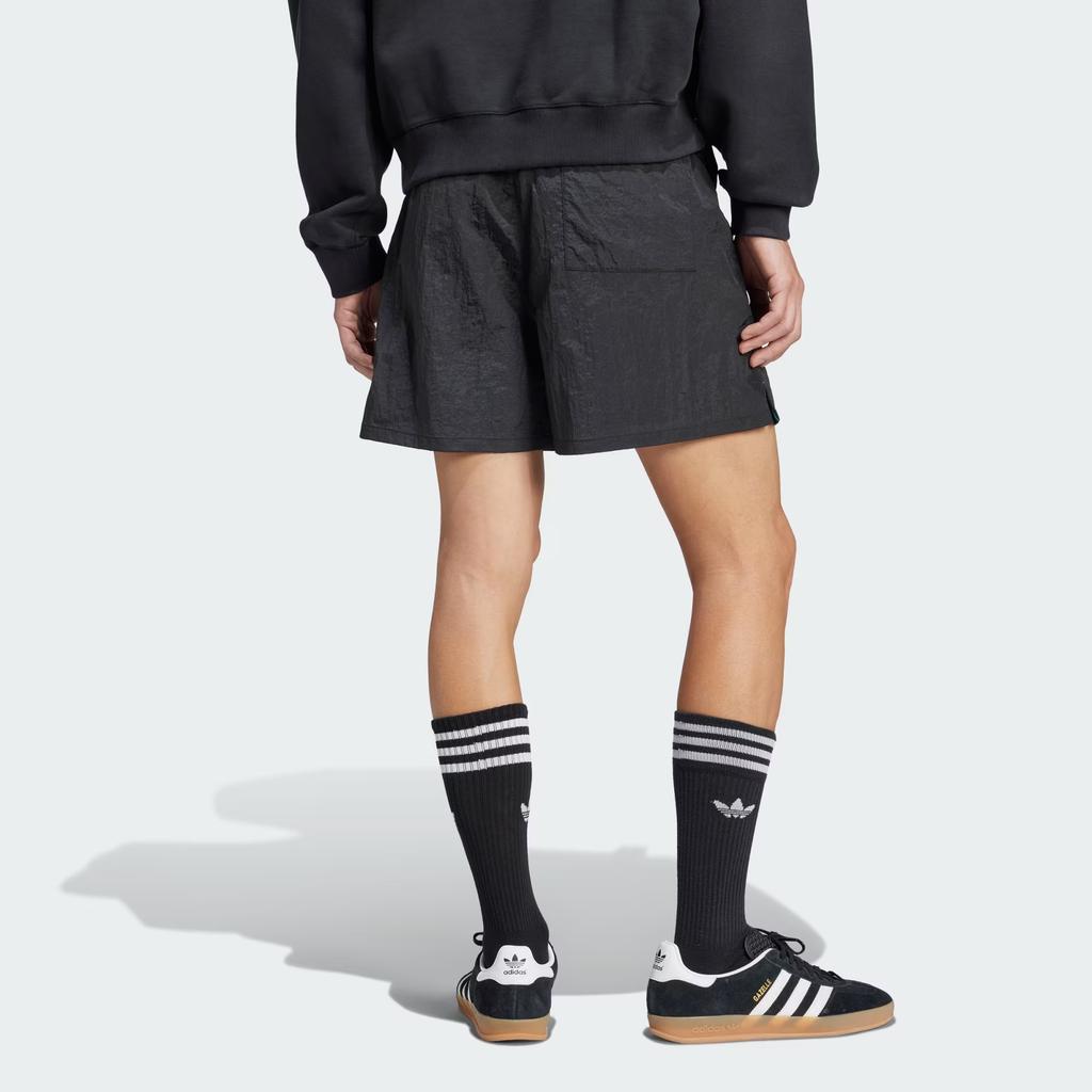 Adidas Serie Echipament SS25 Modă Simplu Confortabil Larg Versatil Pantaloni Scurți Casual Bărbați Pantaloni Scurți Negru JL9574