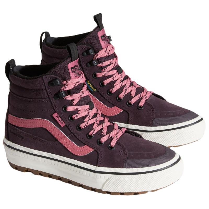 Vans Sk8 Hi Waterproof And Thermal Support High top Outdoor Shoes Unisex Dark Red Sneakers VN000DAQ02Y