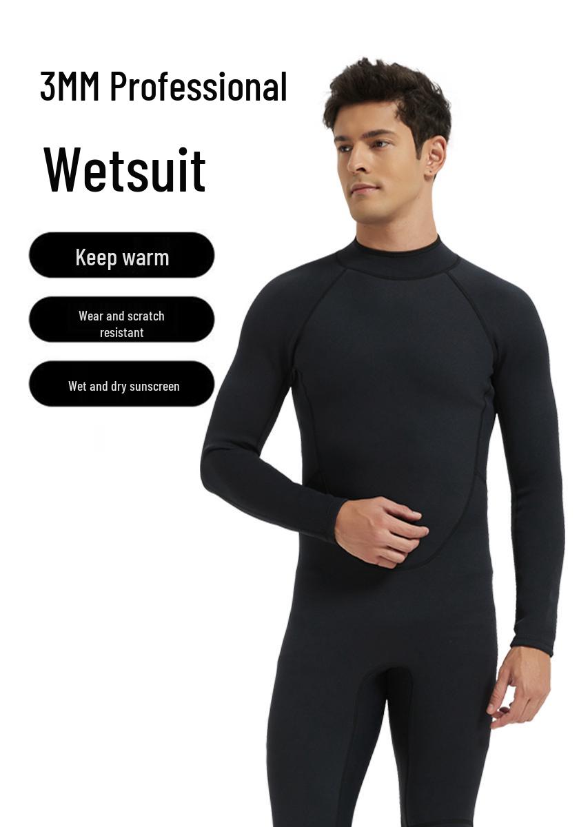 Men s Long Sleeve Full Body Wetsuit Sun Protection Diving  Surfing Suit 2XL