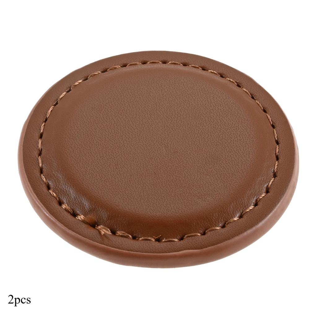 Golf Ball Marker Flat Magnetic Position Marker For Golf Ball Artificial Leather For Golf Course Competition Golfers Gifts 4x4cm