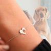 Heart Paw Bracelet For Girl Cute Poppy Paw Bracelets Cat Paw Beads Chain Bracelet for Women Jewelry Gift for Pet Lover