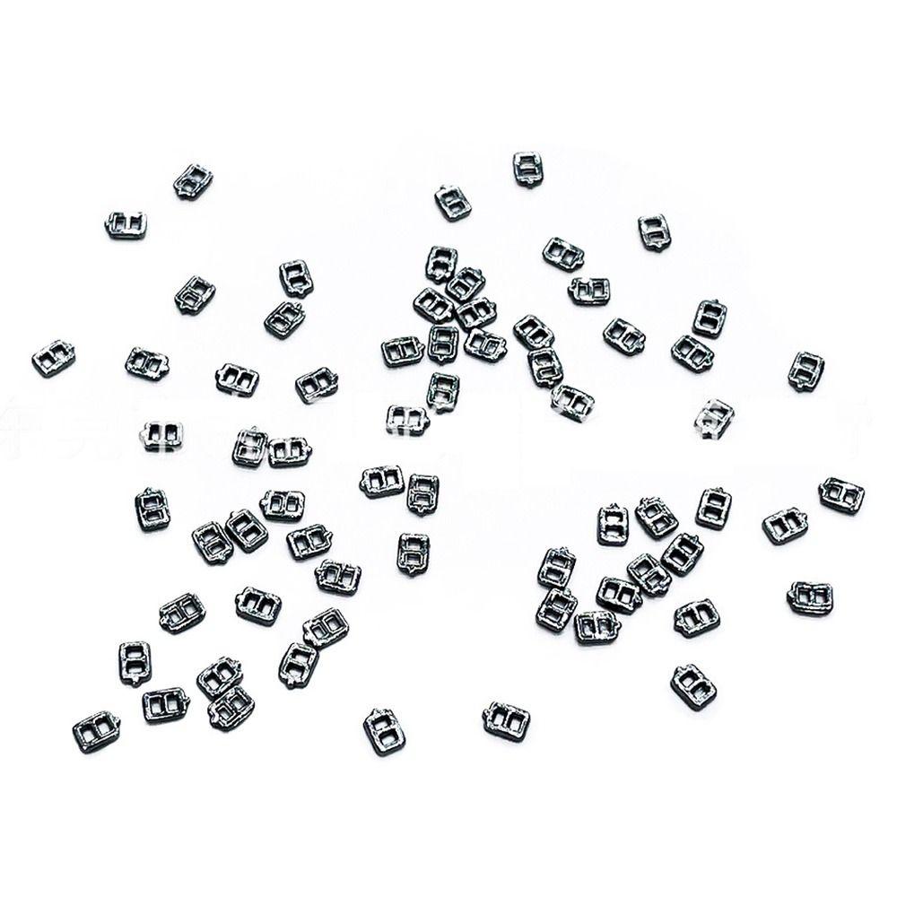1.5mm 4 Colors Stuffed Toys Belt Buttons Doll Bags Accessories Diy Dolls Buckles Tri-glide Buckle